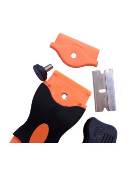Duo-Folienschaber mit Metall / Plastik Klingen