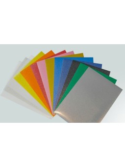 Sparkle Glitter Flexfolie, 50cm breit, 15 tolle Farben