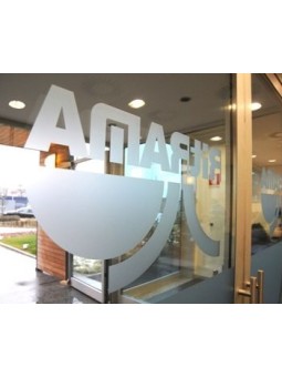 Milchglasfolie, hellsilber,  Ritrama PTF 61cm breit