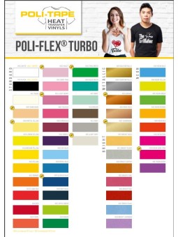 Poli-Flex Turbo, Bügelfolie, Flexfolie, 50cm breit