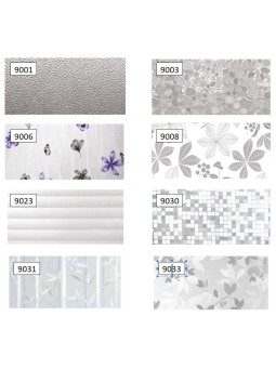 Glasdekor 90cm breite Adhäsionsfolie